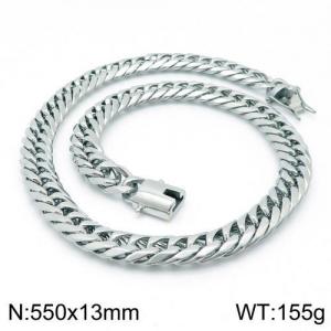 Stainless Steel Necklace - KN111348-Z