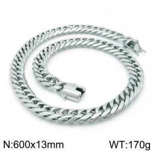 Stainless Steel Necklace - KN111349-Z