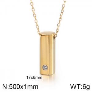 SS Gold-Plating Necklace - KN111796-KFC