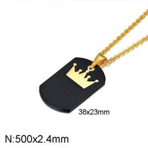SS Gold-Plating Necklace - KN111926-WGSF
