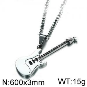 Stainless Steel Necklace - KN111934-WGSF