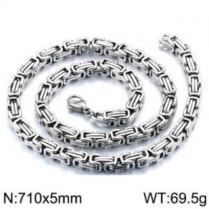 Stainless Steel Necklace - KN111968-Z