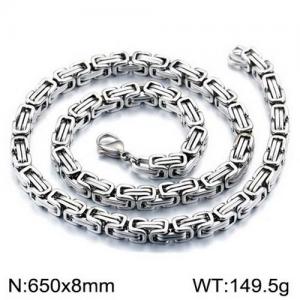 Stainless Steel Necklace - KN111991-Z