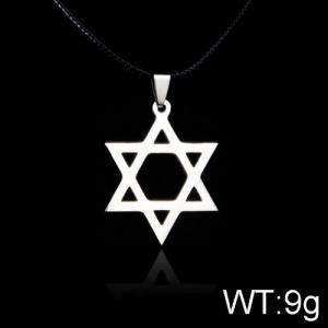 Stainless Steel Necklace - KN112182-WGLN