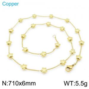 Copper Necklace - KN112351-Z