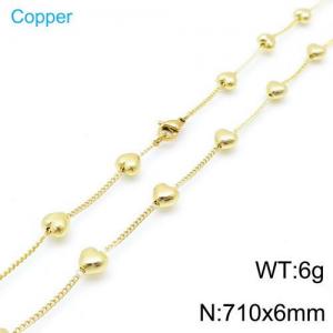 Copper Necklace - KN112369-Z