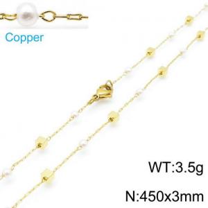 Copper Necklace - KN112376-Z