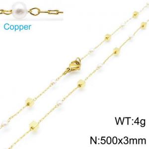 Copper Necklace - KN112377-Z