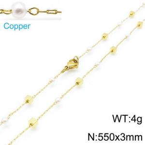 Copper Necklace - KN112378-Z