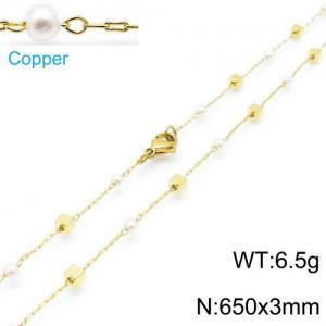 Copper Necklace - KN112380-Z