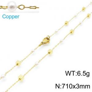 Copper Necklace - KN112381-Z