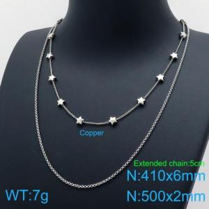 Copper Necklace - KN112383-Z