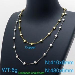 Copper Necklace - KN112384-Z