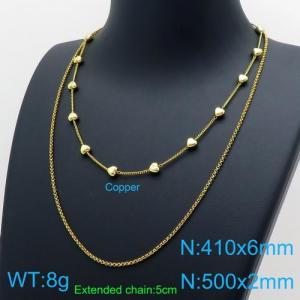 Copper Necklace - KN112385-Z
