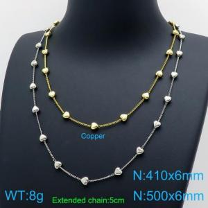 Copper Necklace - KN112387-Z