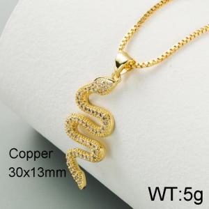 Copper Necklace - KN112446-WGHH
