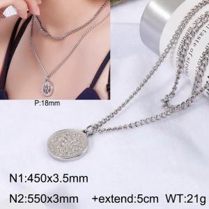 Stainless Steel Necklace - KN112509-Z