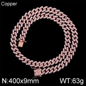 Copper Necklace - KN113022-WGQK