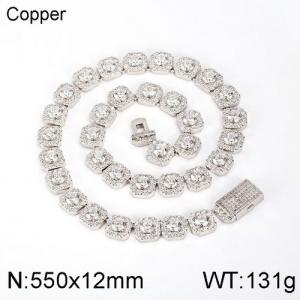Copper Necklace - KN113056-WGQK
