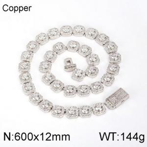 Copper Necklace - KN113057-WGQK