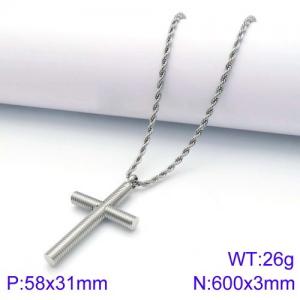 Stainless Steel Necklace - KN113128-KFC