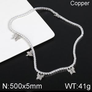 Copper Necklace - KN113410-WGQK
