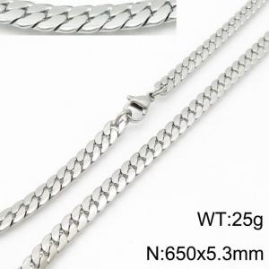 Stainless Steel Necklace - KN113449-Z