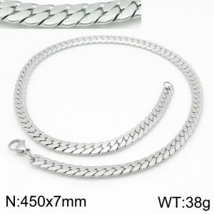 Stainless Steel Necklace - KN113457-Z