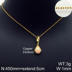 Copper Necklace - KN113467-Z