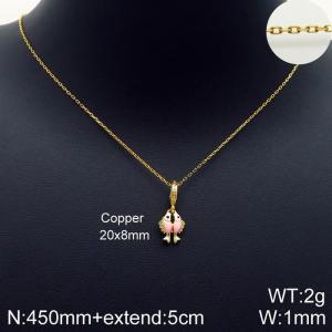 Copper Necklace - KN113468-Z
