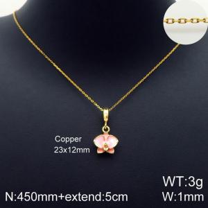 Copper Necklace - KN113469-Z