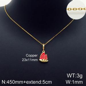 Copper Necklace - KN113476-Z