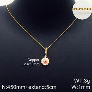 Copper Necklace - KN113477-Z