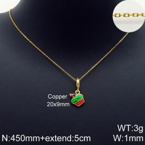 Copper Necklace - KN113479-Z