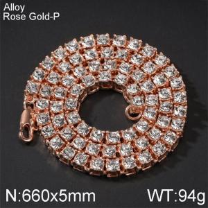 Copper Necklace - KN113559-WGGM