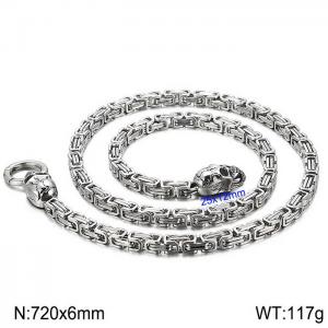 Stainless Steel Necklace - KN113573-Z