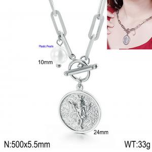 Stainless Steel Necklace - KN113606-Z