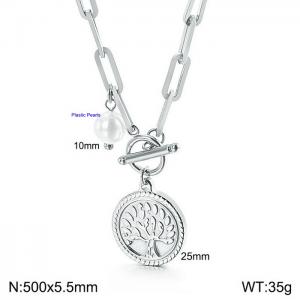 Stainless Steel Necklace - KN113608-Z