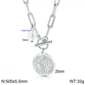 Stainless Steel Necklace - KN113610-Z