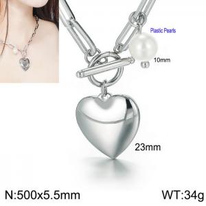Stainless Steel Necklace - KN113612-Z