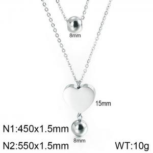 Stainless Steel Necklace - KN113634-Z