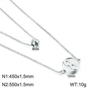 Stainless Steel Necklace - KN113637-Z