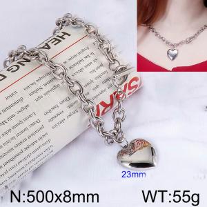 Stainless Steel Necklace - KN113922-Z