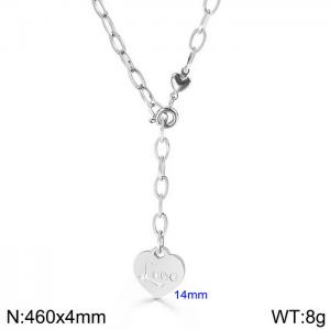 Stainless Steel Necklace - KN113925-Z