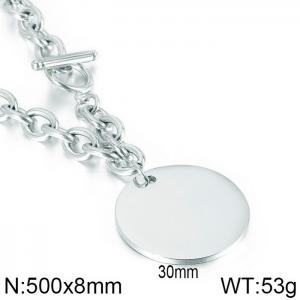 Stainless Steel Necklace - KN113987-Z