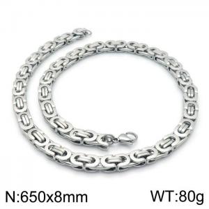 Stainless Steel Necklace - KN114173-Z