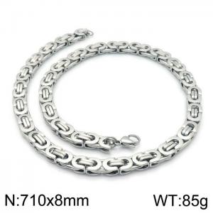 Stainless Steel Necklace - KN114174-Z