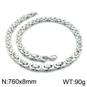 Stainless Steel Necklace - KN114175-Z