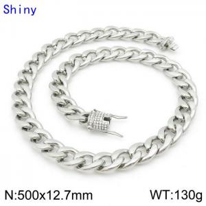 Stainless Steel Necklace - KN114408-Z