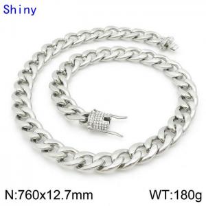 Stainless Steel Necklace - KN114413-Z